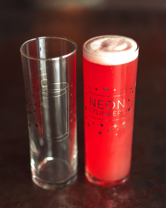 Neon Cylinders Glassware