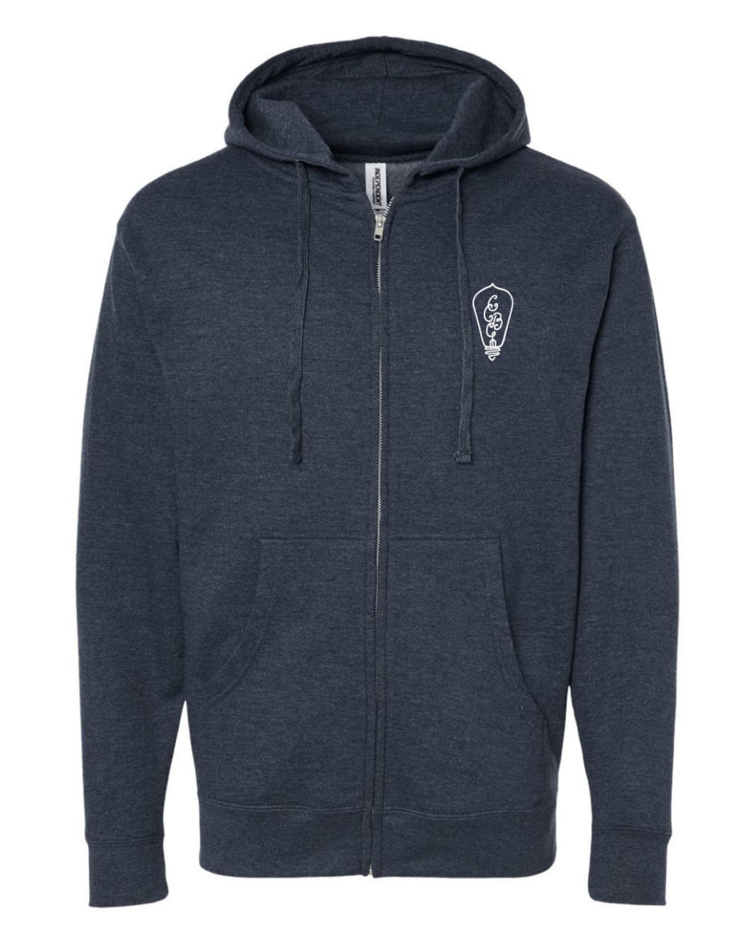 Navy CCBC Logo Zip Up Hoodie