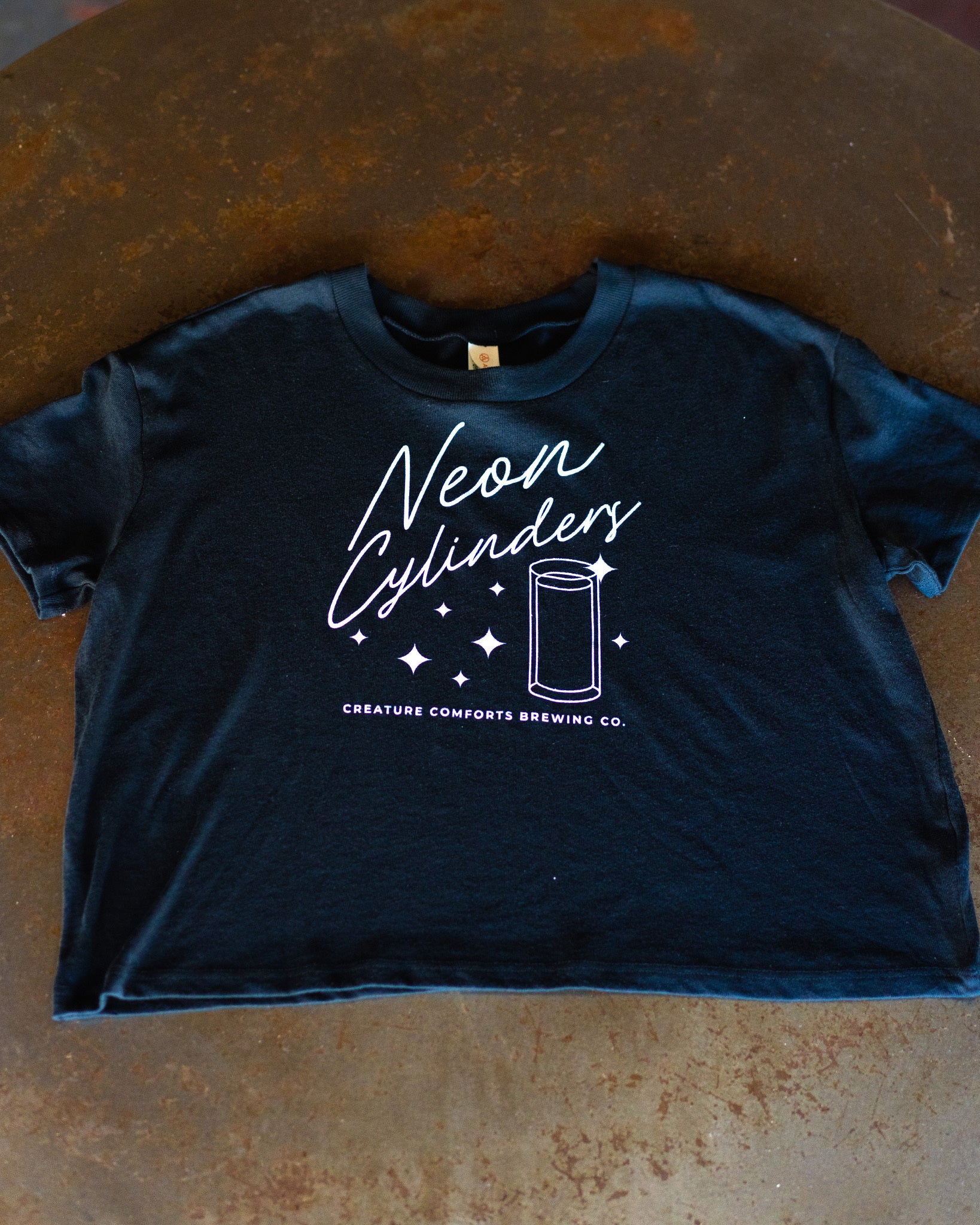 Neon Cylinders Glow Crop