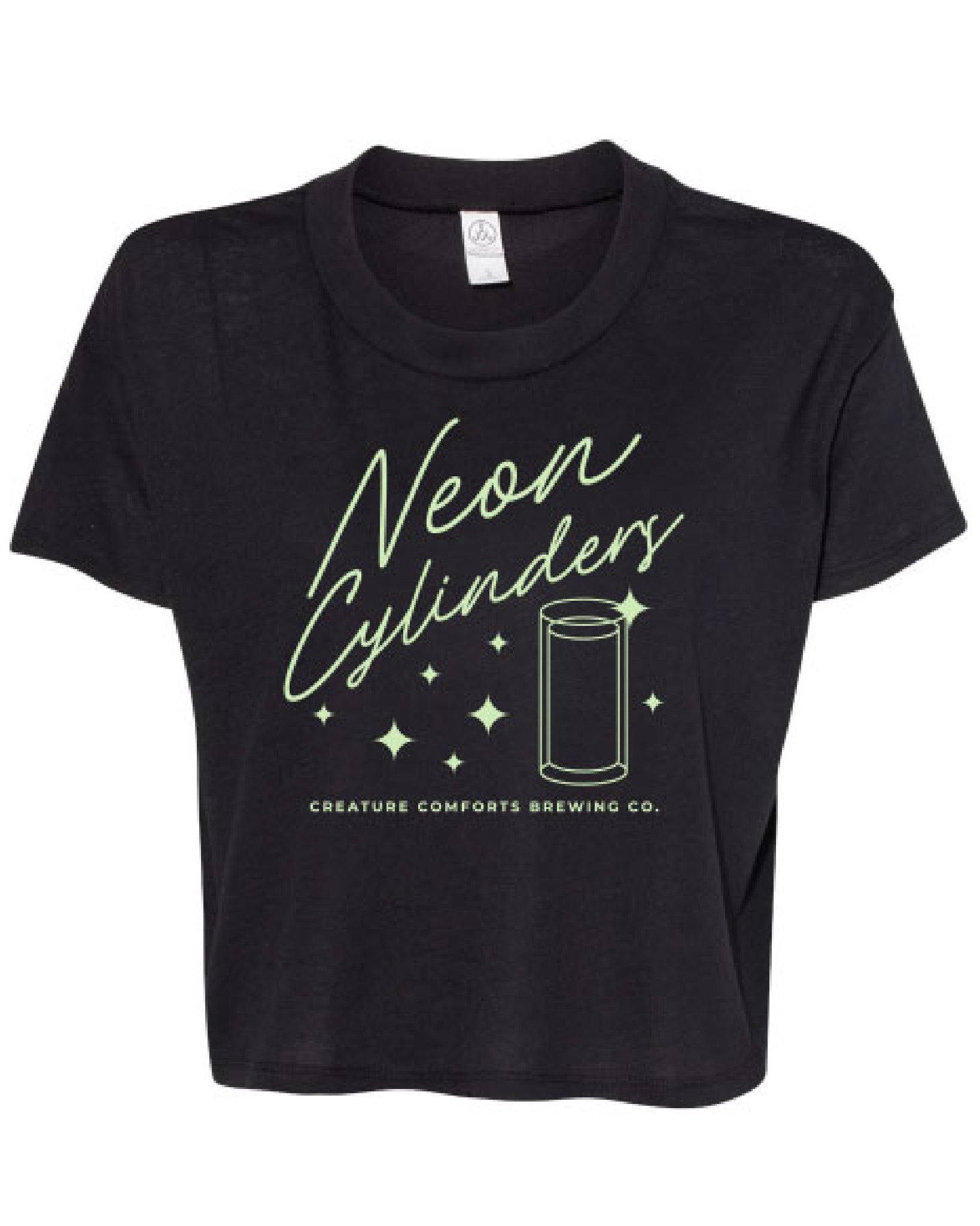 Neon Cylinders Glow Crop