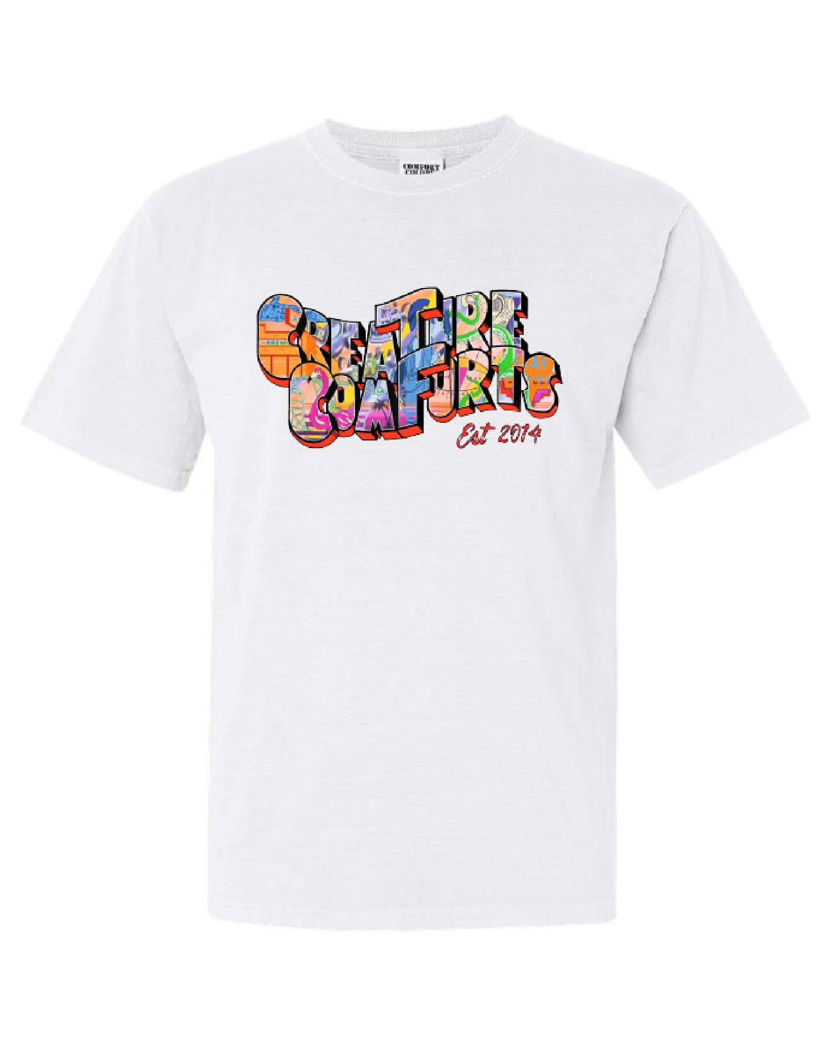 Creature Comforts Postcard Tee
