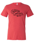 Black-on-Red Logo Triblend Tee