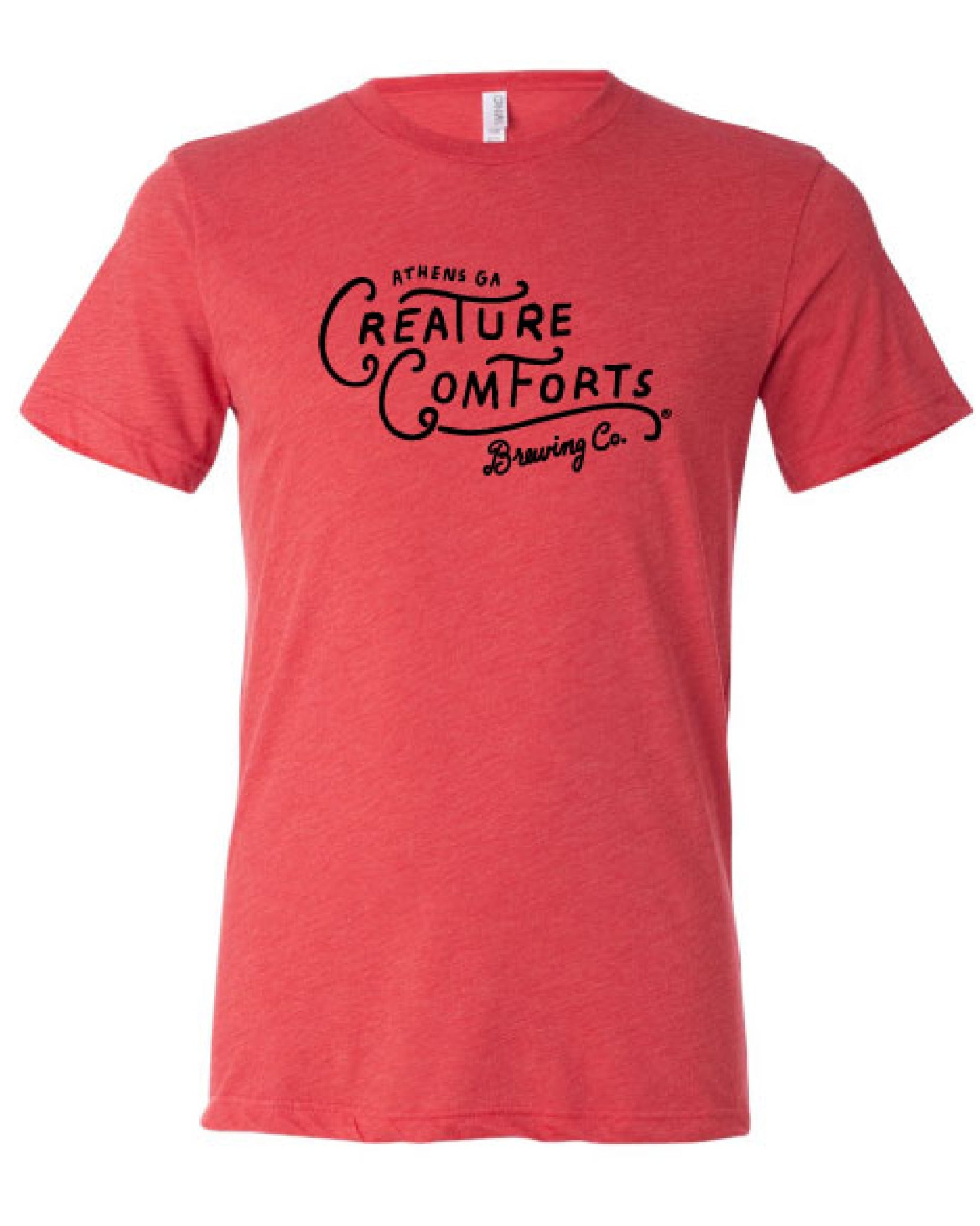 Black-on-Red Logo Triblend Tee