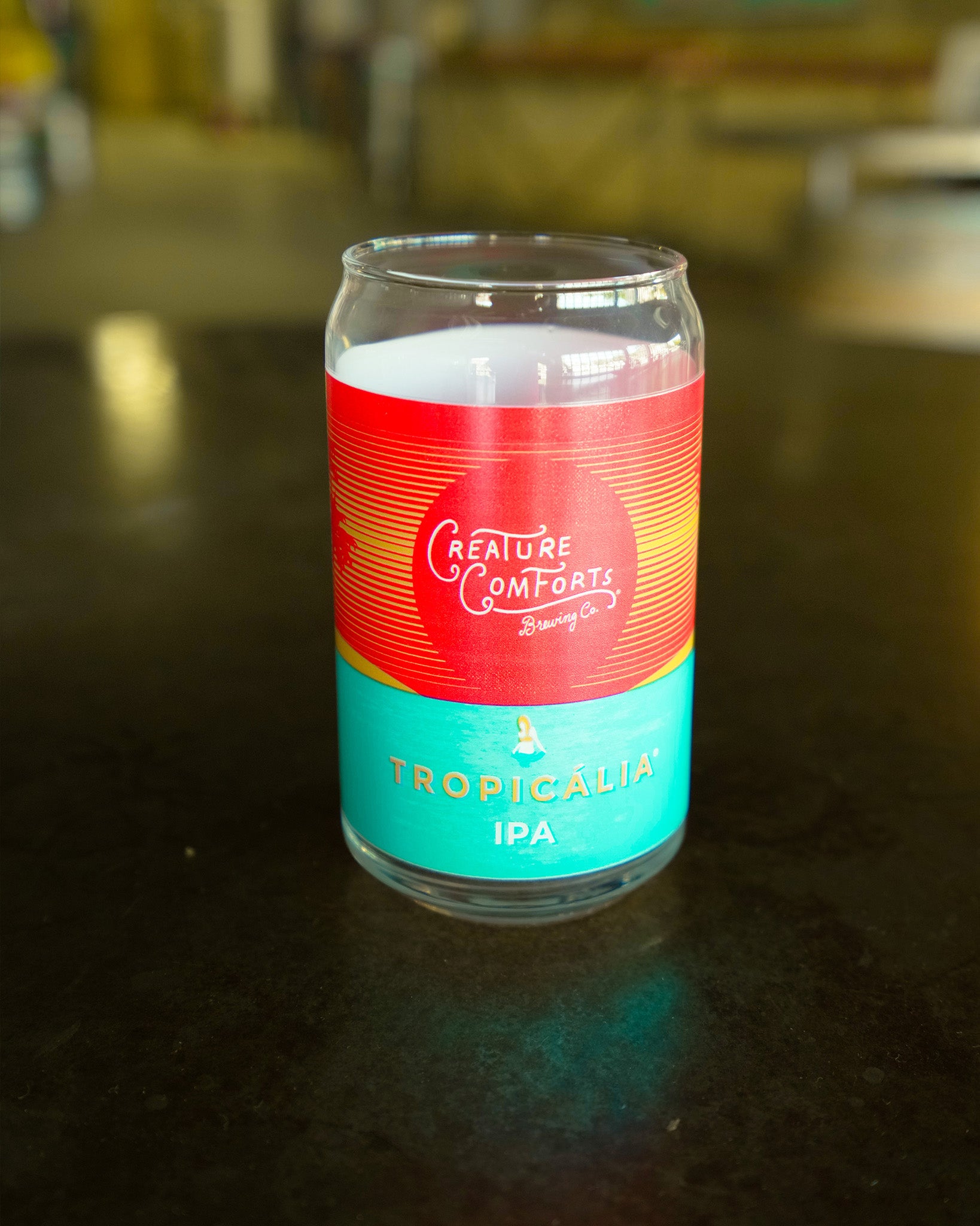 Tropicalia Can Glass
