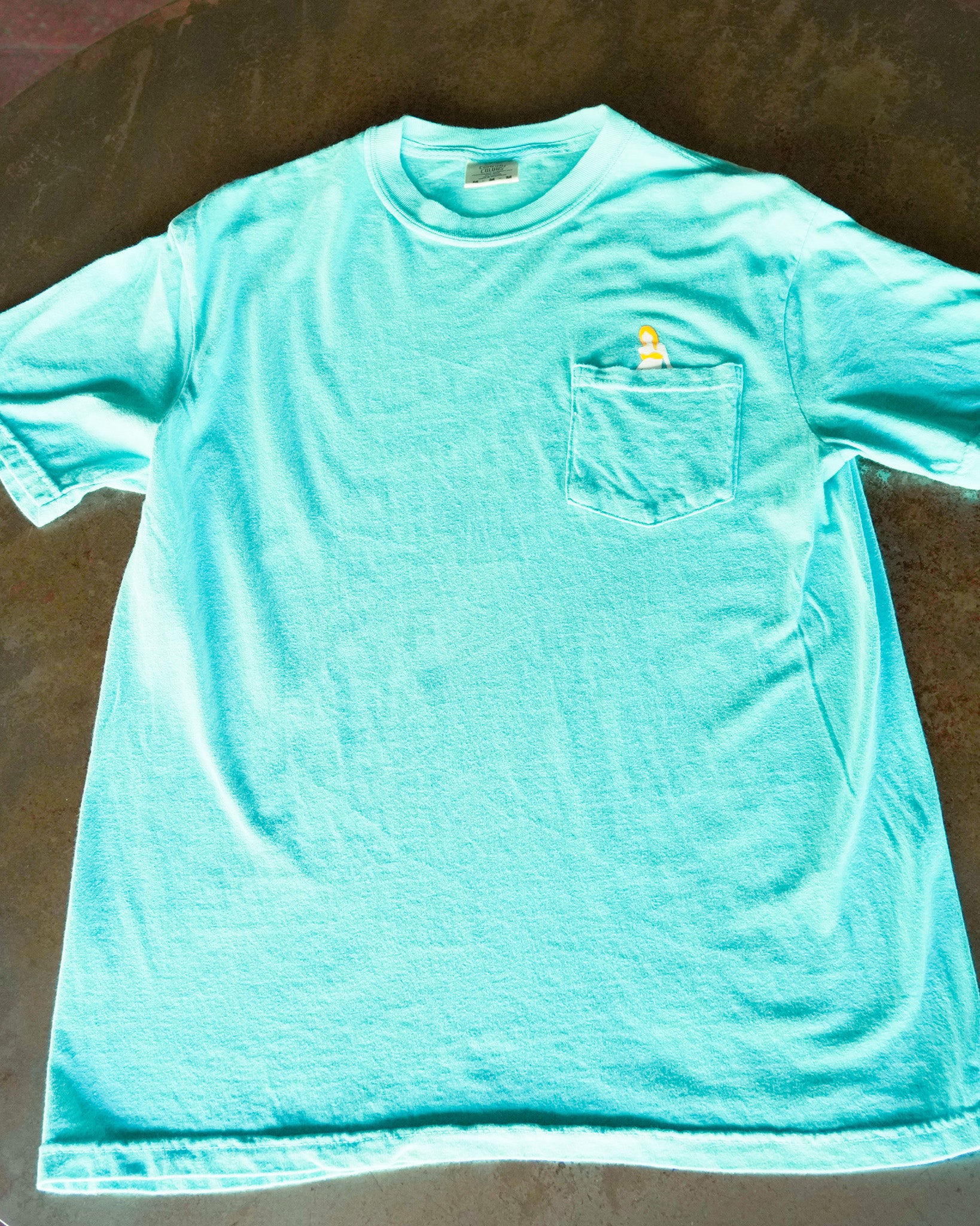 Tropicalia Girl Pocket Tee