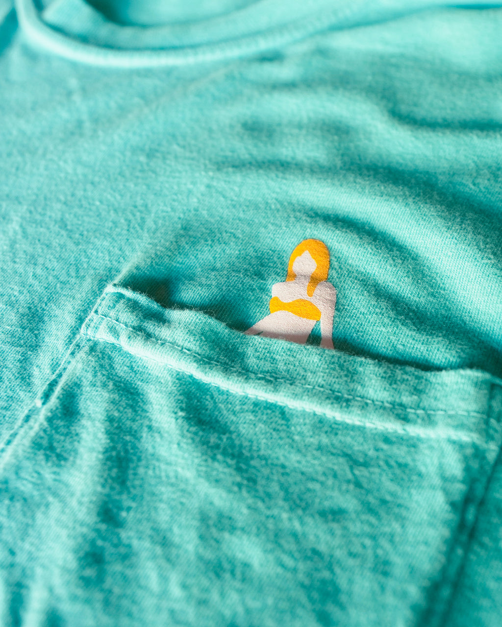 Tropicalia Girl Pocket Tee