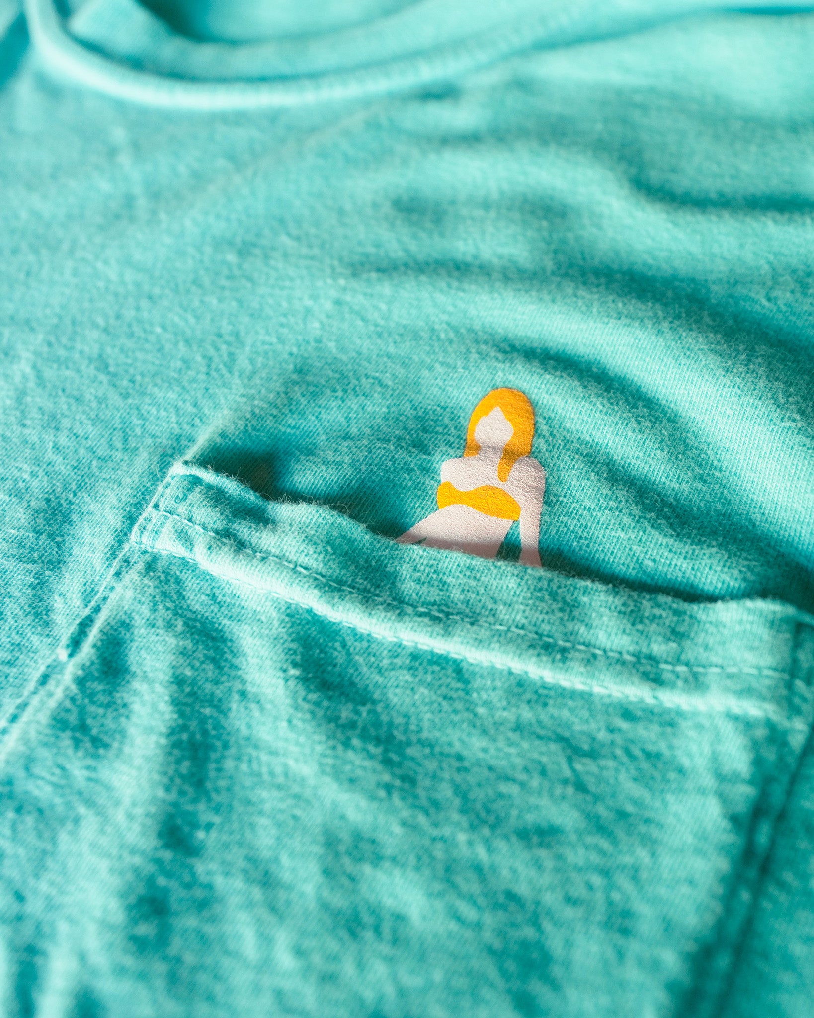 Tropicalia Girl Pocket Tee