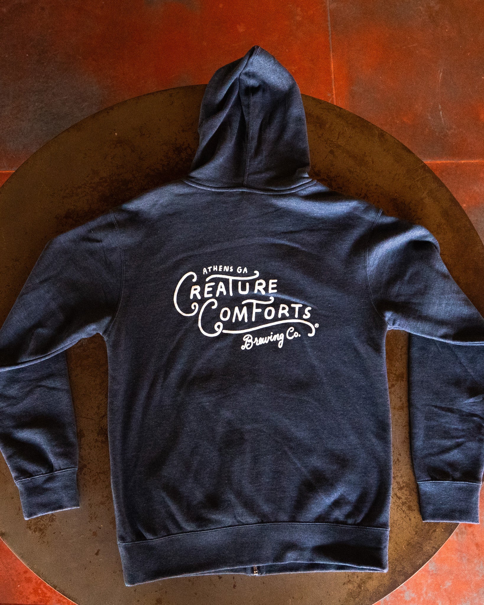 Navy CCBC Logo Zip Up Hoodie