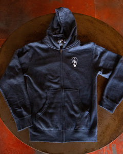 Navy CCBC Logo Zip Up Hoodie